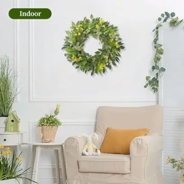 Fuasozy Eucalyptus Wreath for Year-Round Home Decor