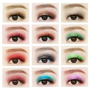 Retractable Colored Eyeliner Pencils - 12 Vibrant Shades