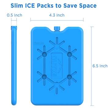 OUTXE Ice Packs for Lunch Box 4-Pack - Keep Food Fresh and Cold