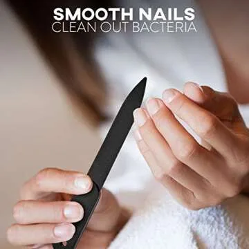 Raytix Nail Clipper Set for Men & Women – Travel Nail Care Kit with Black Stainless Steel Fingernail Clipper & Pedicure Toenail Trimmer, Nail File, Sharp Tweezers & Manicure Scissors Set of 5 (Black)