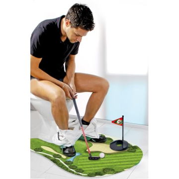 Toilet Golf Game - Mini Golf Fun for Any Bathroom