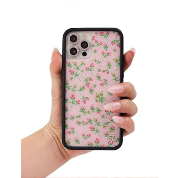 Cute Wildflower Phone Case for iPhone 15 Pro