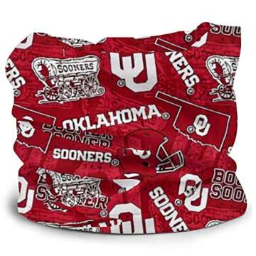 University Team Logo Sun UV Protection Face Mask Neck Gaiter Scarf Balaclava for Outdoor