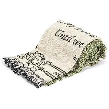 Dicksons If Only You Could Imagine Tapestry Blanket 46x68