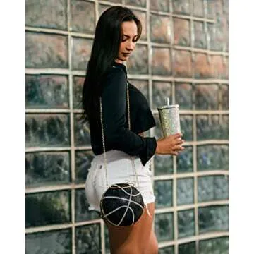 Black Sheep Stainless Steel Bling Cup Silver AB crystal | 25oz Large Handmade Sparkly tumbler with lid and Straw | Glitter Cup