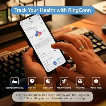 RingConn Gen 2 Smart Ring: Sleep Apnea Monitoring & Health Tracker