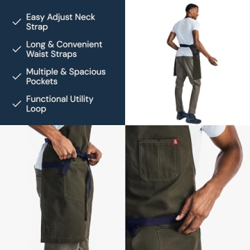 Hedley & Bennett Essential Chef Apron for Home or Grill