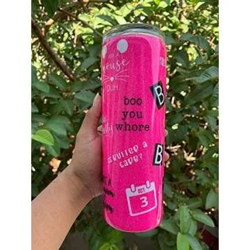 Straw Mean Girls Stainless Steel Travel Tumbler for Drinks