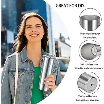 Straw Mean Girls Stainless Steel Travel Tumbler for Drinks