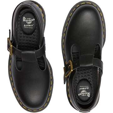 Dr. Martens Polley Women's Black Mary Janes with Comfort