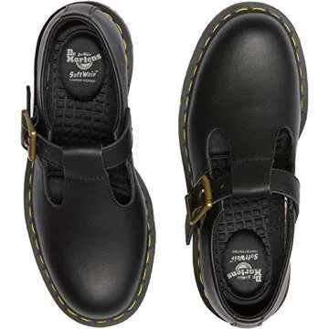 Dr. Martens Polley Women's Black Mary Janes with Comfort