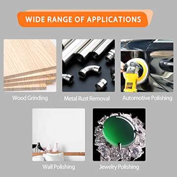 1000PCS 5 Inch 8 Hole Hook and Loop Sanding Discs Sandpaper, This Product Belongs to Dangerous Goods, Please Pay Attention When Purchasing