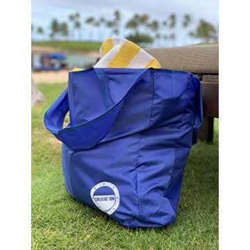 Cruise On Collapsible Travel Tote - Lightweight & Waterproof