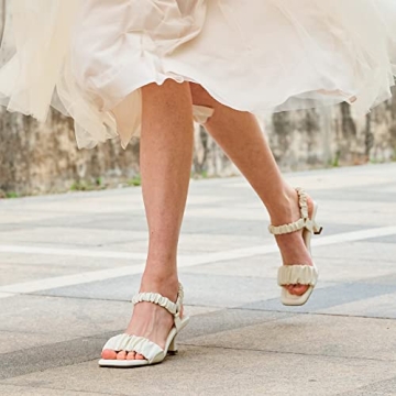 DREAM PAIRS Kitten Heels Sandals for Women - Cute & Comfy