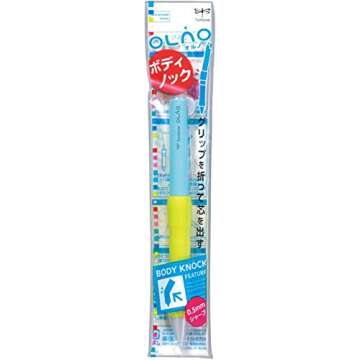 Pentel Mechanical Pencil Olno 0.5 mm, Citrus Body - Vibrant and Precise Writing Tool