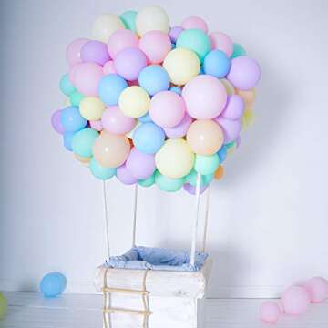 Pastel Yellow Balloons Kit Party Latex Balloons 12inch 5inch 80pcs Macaron Baby Shower Yellow Balloon for Birthday Party Decorations