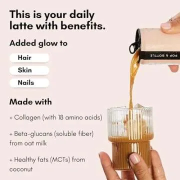 Pop & Bottle Oat Milk Lattes - Vanilla Iced Coffee Sensation