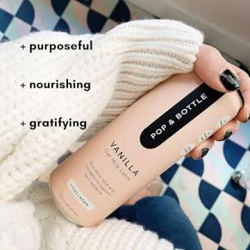 Pop & Bottle Oat Milk Lattes - Vanilla Iced Coffee Sensation