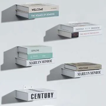 Sturdy Jetec 6 Floating Wall Shelves for Stylish Decor