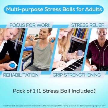 Serenilite Stress Balls for Anxiety Relief and Mindfulness