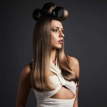 Fromm ProVolume 1.75" Self-Grip Ceramic Ionic Thermal Hair Rollers, 3 Count Large Salon Quality Hair Curlers for Medium and Long Hair, Blowouts, Curtain Bangs