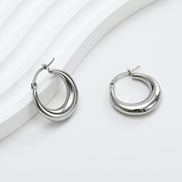 Small Chunky Gold Hoop Earrings for Every Occasion