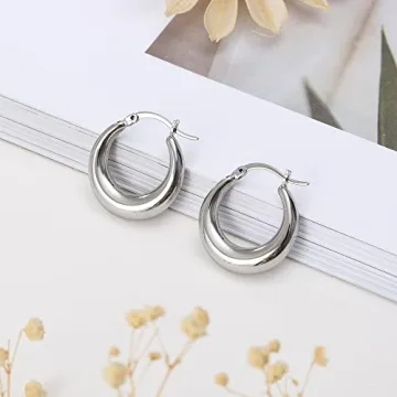 Small Chunky Gold Hoop Earrings for Every Occasion