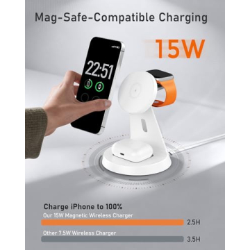 Wireless 3 in 1 Charging Station for iPhone & more