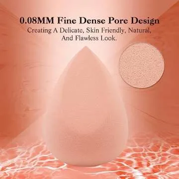 Toiletry Sponges Set Blender Beauty Sponge with Holder Makeup Blender Flawless for Foundation, Liquid,Facial Makeup Tools Beauty Gift Set