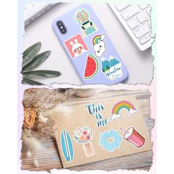 300 Cute Waterproof Stickers for Kids - Perfect Classroom Supplies