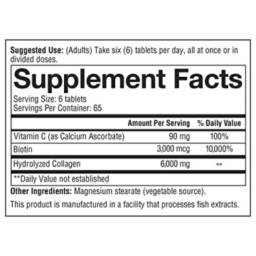 youtheory Collagen Advanced Formula for Skin and Hair