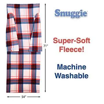 SNUGGIE Blanket - Original Wearable Cozy Fleece Blanket with Sleeves