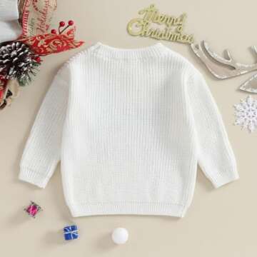 Baby Girl Cable Knit Sweater Cute Floral Design 0-5Y