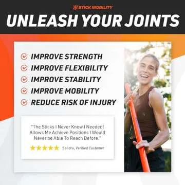 Stick Mobility 7 Foot + 7 Foot + 5 Foot Bundle | Improve Flexibility, Mobility, and Strength with Active Stretching for Golf, Running, Fitness, Pickleball, and More