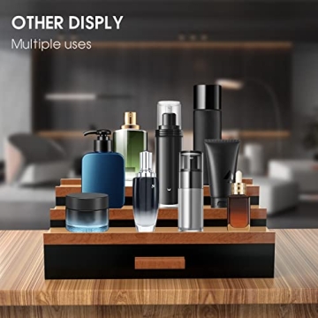 Sephyroth Wooden Cologne Organizer - 3 Tier Display