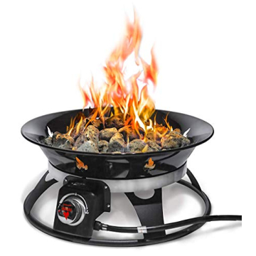 Stylish Portable 21-inch Outdoor Fire Bowl - 58,000 BTU