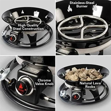 Portable 21-inch 58,000 BTU Fire Bowl for Outdoor Fun