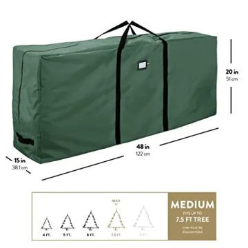 Durable Zober Storage Bag for 7.5 Ft Christmas Trees