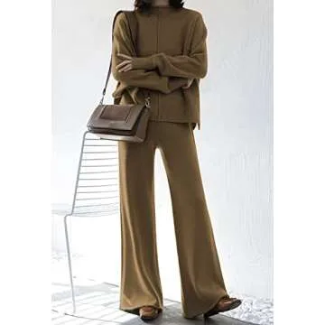 Luxurious Fixmatti Two-Piece Knit Sweatsuit | Stylish Comfort