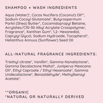 Gentle Coconut Oil Baby Shampoo & Wash | Natural Fragrance