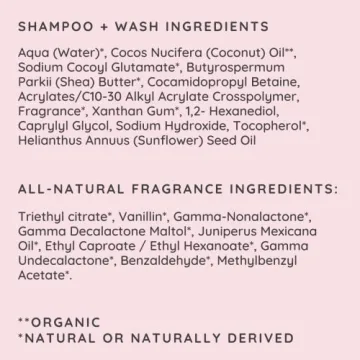 Gentle Coconut Oil Baby Shampoo & Wash | Natural Fragrance