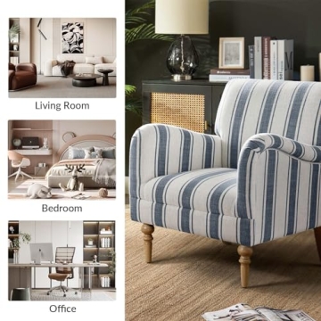 HULALA HOME Stylish Modern Accent Chair for Living Room