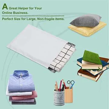 SJPACK 100 pcs Poly Mailers for Secure Shipping