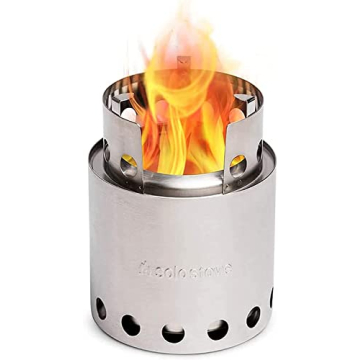 Solo Stove Lite - Portable Camping Hiking and Survival Stove | Powerful Efficient Wood Burning and L...