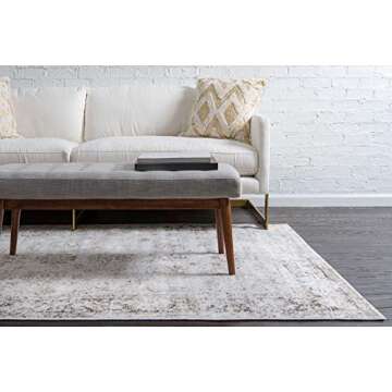 Elegant Unique Loom Sofia Area Rug for All Floor Types