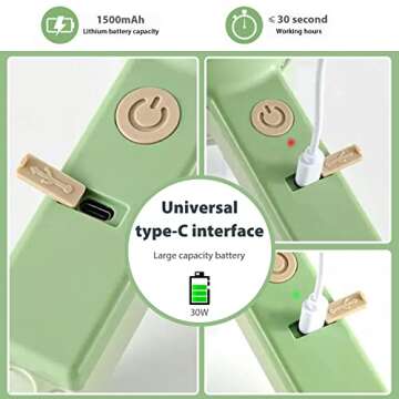 Arigold 4 in 1 Vegetable Chopper: Cordless Mini Chopper, Food Dicer, garlic mincer & garlic chopper - Versatile Vegetable Slicer, Dicer, grape cutter. comes with Egg & Cream Beater. (Green 1Speed)