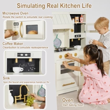 inFUNSAME Kids Play Kitchen Set: Interactive & Fun Toy