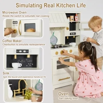 inFUNSAME Kids Play Kitchen Set: Interactive & Fun Toy