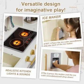 inFUNSAME Kids Play Kitchen Set: Interactive & Fun Toy