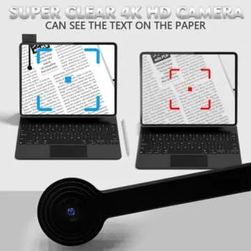 Yalegelee 4K Webcam, Plug and Play Web Camera, Fast AutoFocus Webcam, PC Camera, USB Web Camera, Meeting Camera with Microphone for Zoom Meeting Skype Teams Twitch Conferencing and Video Call